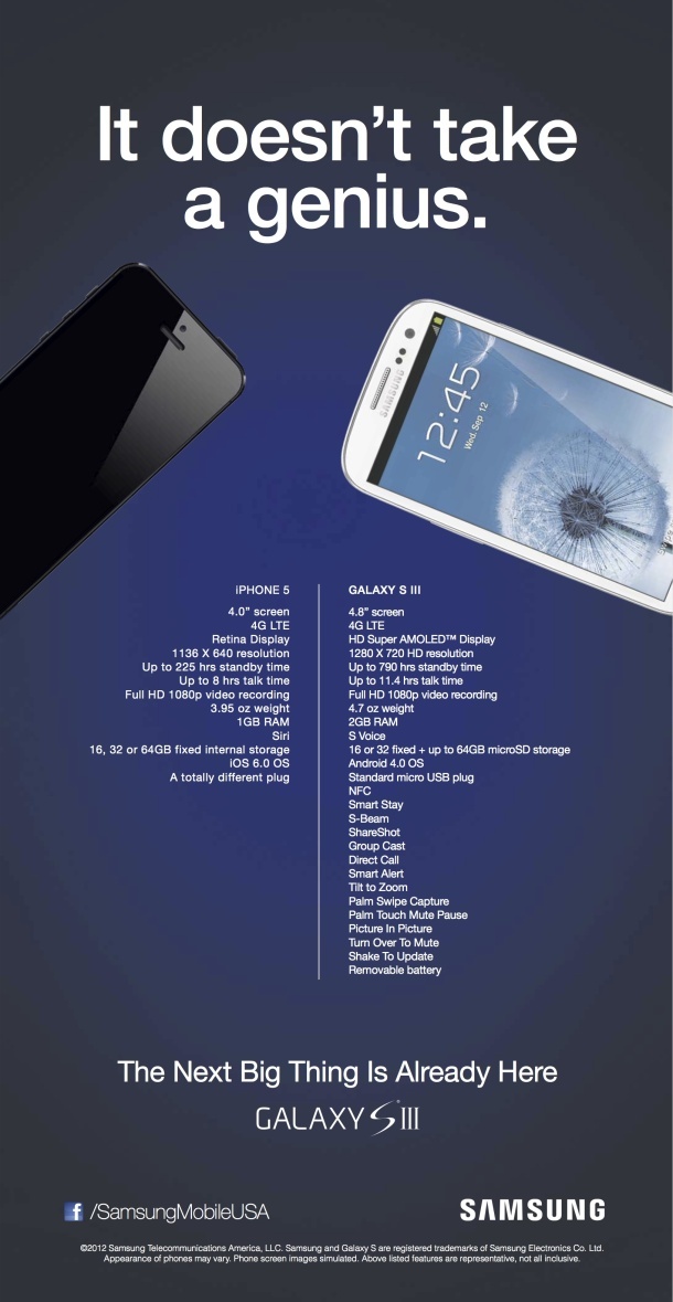 Iphone 5 vs Samsung Galaxy S3